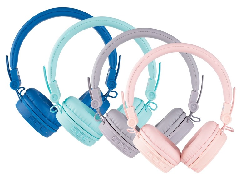 Gehe zu Vollbildansicht: SILVERCREST® Bluetooth Kopfhörer »On Ear Pastell«, mit Mikrofon, Micro-USB-Anschluss - Bild 1