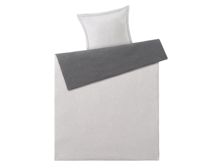 Gehe zu Vollbildansicht: MERADISO® Jersey Bettwäsche, 135 x 200 cm, aus Baumwolle - Bild 2