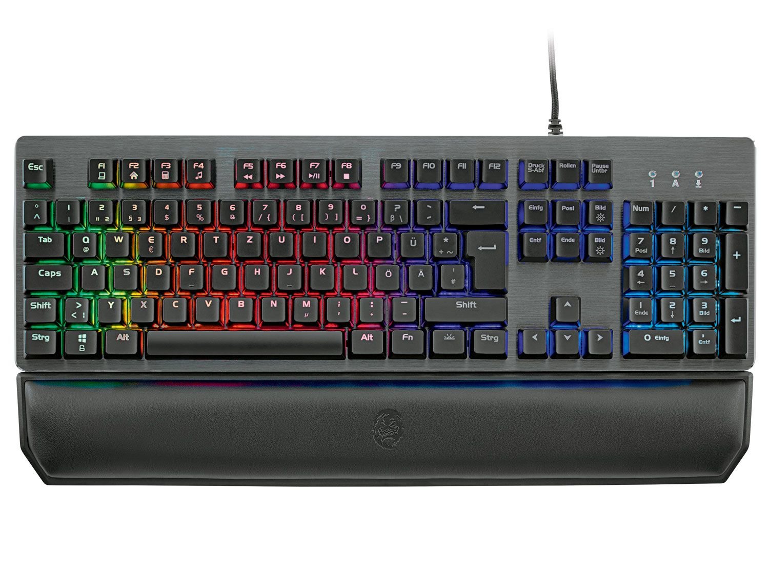 SILVERCREST® Gaming Keyboard SemiMechanical RGB INT 1000 Lidl.de