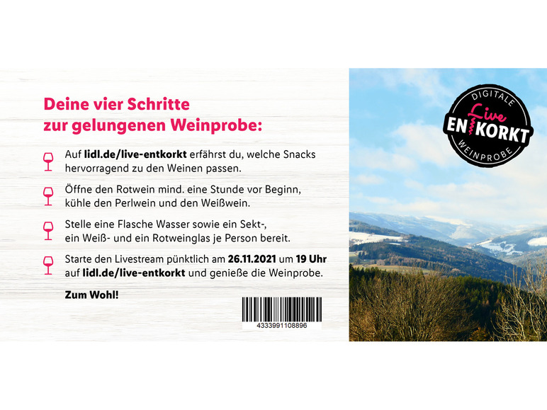 Gehe zu Vollbildansicht: 5 x 0,75-l-Flasche Weinpaket Digitale Weinprobe Live Entkorkt Weingut Pfaffl - Bild 3