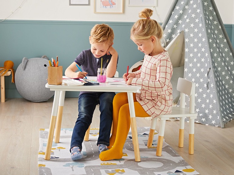 LIVARNO LIVING® Kinder Sitzgruppe, 3-teilig, aus massivem Kiefernholz
