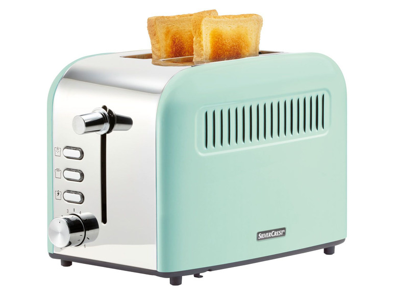 Gehe zu Vollbildansicht: SILVERCREST® Toaster, 920 Watt, mit 6-Stufen-Bräunungsregler, abnehmbarer Brötchenaufsatz - Bild 8