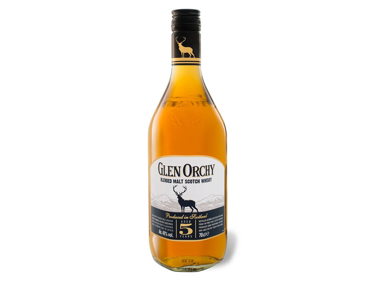 Gehe zu Vollbildansicht: Glen Orchy Blended Malt Scotch Whisky 5 Jahre 40% Vol - Bild 1