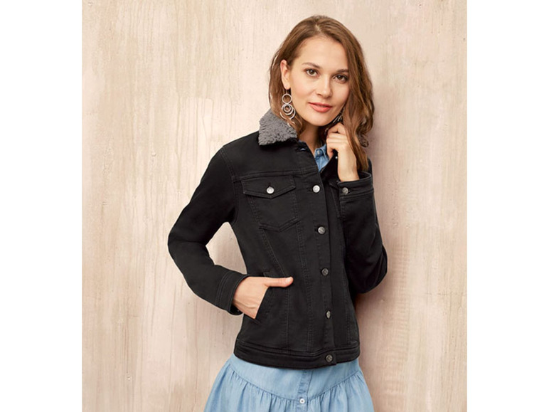 Gehe zu Vollbildansicht: ESMARA® Jeansjacke Damen, mit verstellbare Riegel - Bild 8
