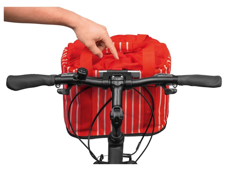 Gehe zu Vollbildansicht: TOPMOVE® Lenkerkorbtasche, für Fahrräder, 20 Liter Fassungsvermögen, wasserabweisend - Bild 25