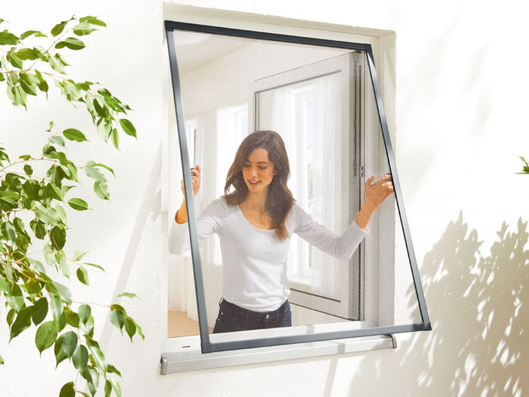 Gehe zu Vollbildansicht: Insektenschutz für Fenster, 130 x 150 cm - Bild 1