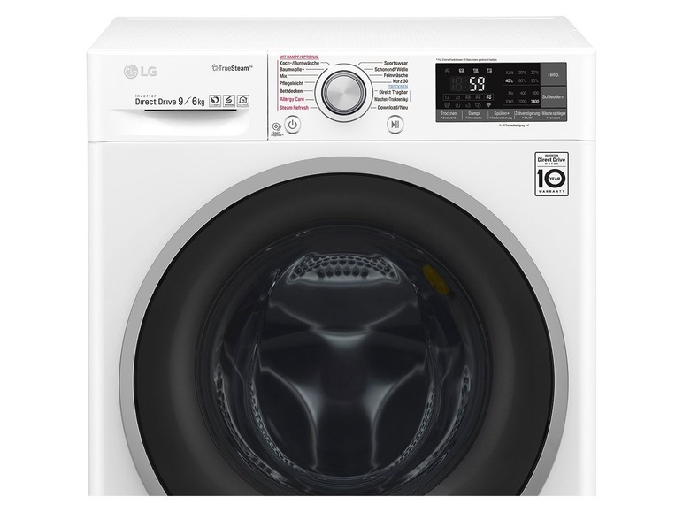 Gehe zu Vollbildansicht: LG Waschtrockner »F14WD96EH1« Waschen 9 kg, Trocknen 6 kg - Bild 7