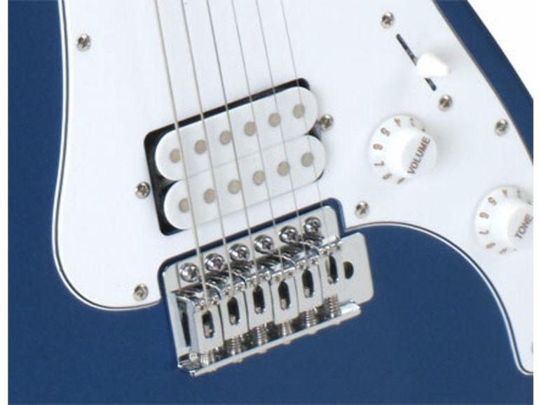 Gehe zu Vollbildansicht: Rocktile Sphere Junior E-Gitarre 3/4 Blau SET inkl. Verstärker, Kabel und Gurt - Bild 4
