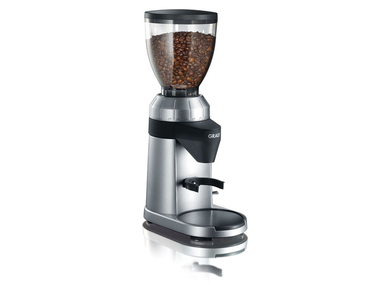 Gehe zu Vollbildansicht: GRAEF Kaffee- und Espressomühle CM 800, silber - Bild 1