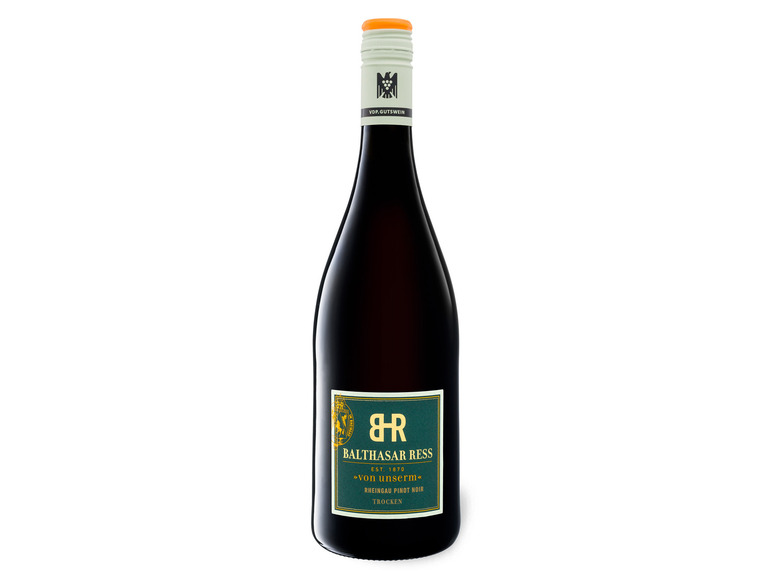 Gehe zu Vollbildansicht: Weingut Balthasar Ress Von Unserm Rheingau Pinot Noir VDP.Gutswein trocken, Rotwein 2018 - Bild 1