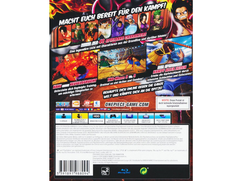 Gehe zu Vollbildansicht: Bandai Namco Entertainment Ger One Piece - Burning Blood - Konsole PS4 - Bild 2
