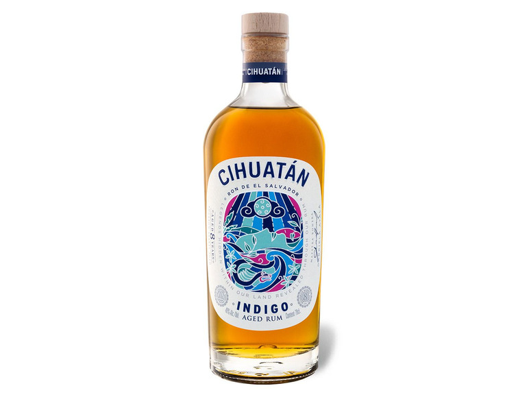 Gehe zu Vollbildansicht: Cihuatan Indigo Rum El Salvador 8 Jahre 40% Vol - Bild 2