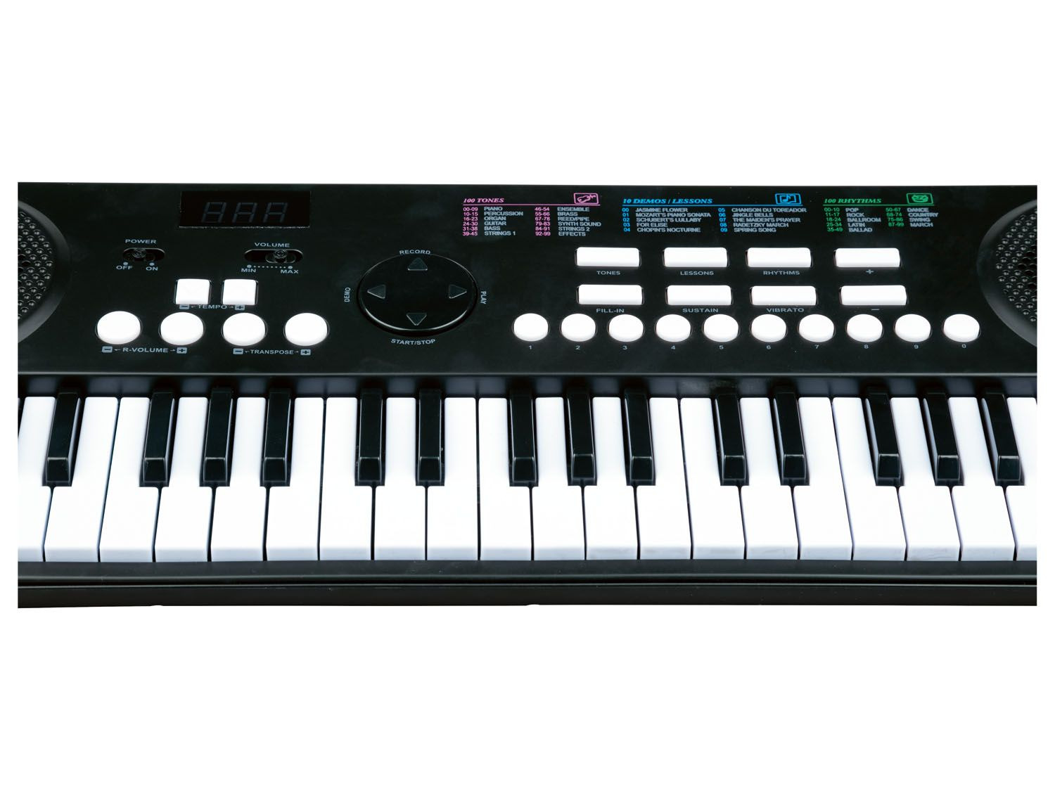 Sheffield Keyboard, mit LEDDisplay, 37 Tasten Lidl.de