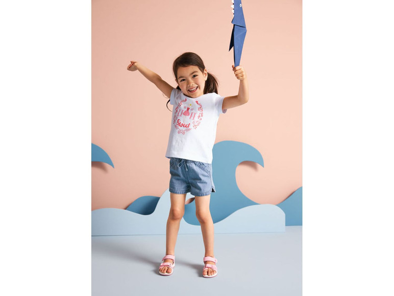 Gehe zu Vollbildansicht: LUPILU® Kleinkinder Shorts Mädchen, 2 Stück - Bild 18