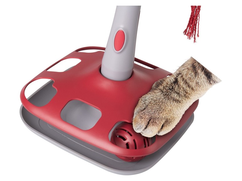 Gehe zu Vollbildansicht: ZOOFARI® Katzenspielzeug, elektrisch und interaktiv, Unterseite mit Gumminoppen - Bild 3