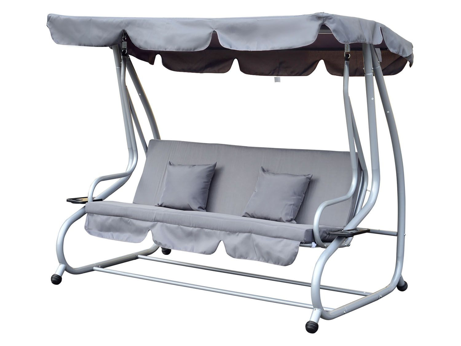 Outsunny Gartenschaukel mit Dach, weiche Polsterung - Lidl.de