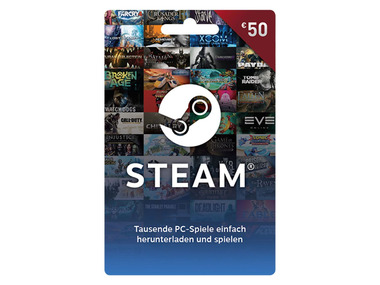Steam Wallet Card über 50€