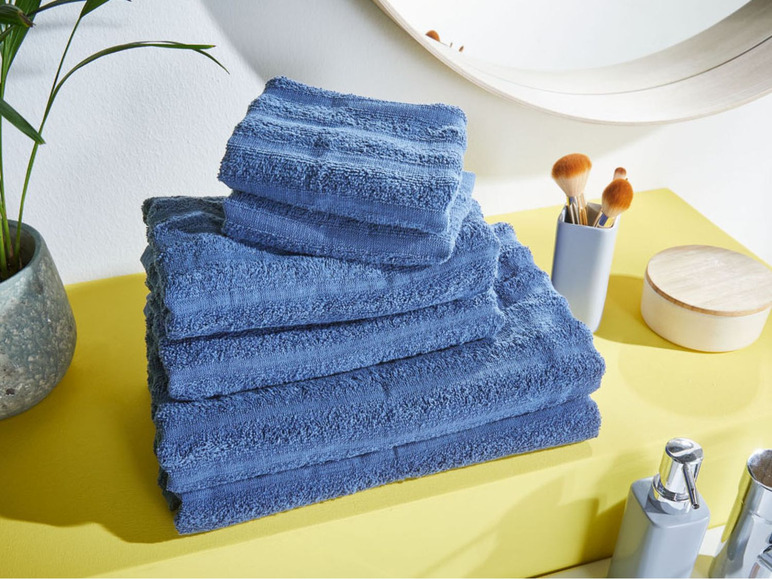 Gehe zu Vollbildansicht: MIOMARE® Frottier-Handtücher-Set, 6 Stück, aus Baumwolle - Bild 23