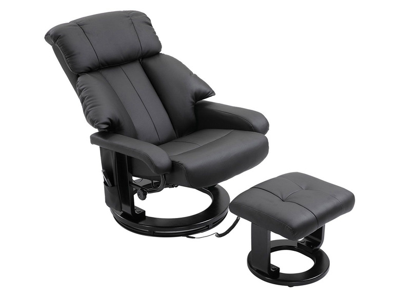 Gehe zu Vollbildansicht: HOMCOM TV Sessel und Hocker mit Massage- und Heizfunktion - Bild 3