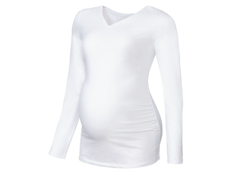 Gehe zu Vollbildansicht: ESMARA® Umstands-Langarmshirt Damen, mit Bio-Baumwolle - Bild 6