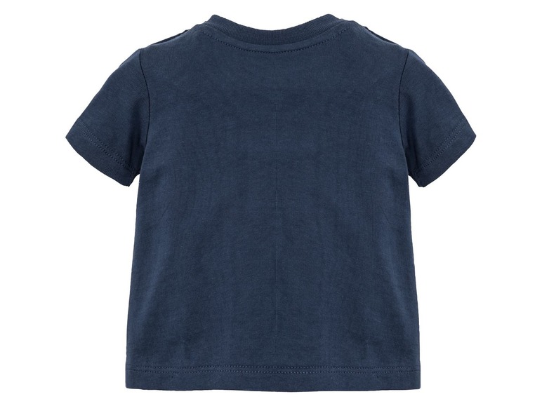 Gehe zu Vollbildansicht: LUPILU® Baby T-Shirt Jungen, 2 Stück, mit Schulterknöpfung, aus reiner Baumwolle - Bild 17