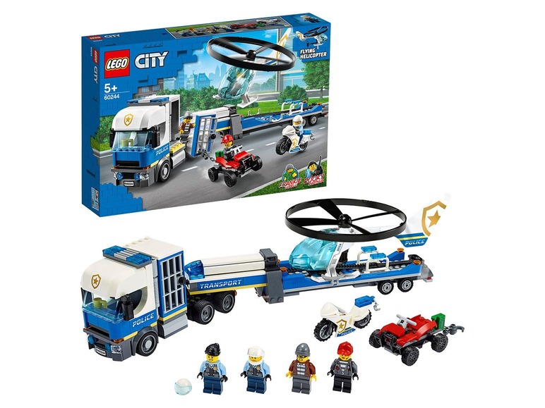 Gehe zu Vollbildansicht: LEGO® City 60244 »Polizeihubschrauber-Transport« - Bild 11
