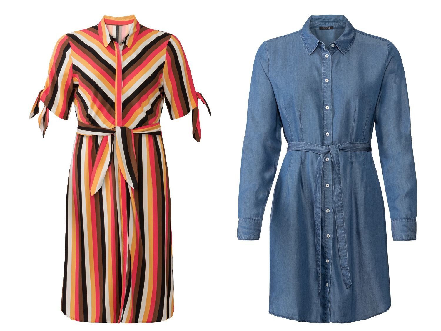Esmara Kleid Mit Knopfleiste Aus Viskose Oder Lyocell Lidl De 