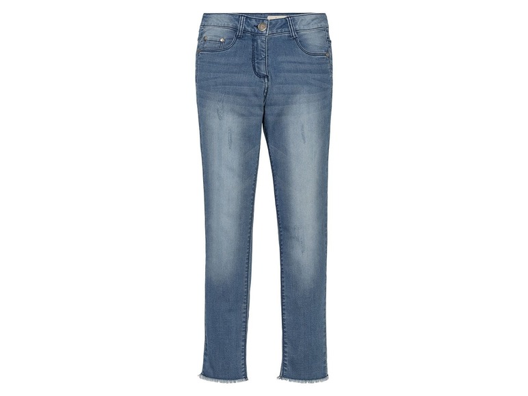 Gehe zu Vollbildansicht: PEPPERTS® Jeans Mädchen, Skinny Fit, 5-Pocket-Style, mit weitenverstellbarem Bund - Bild 3