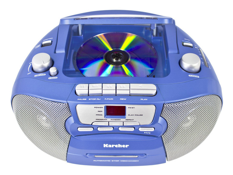 Gehe zu Vollbildansicht: Karcher RR 5040 Oberon tragbares Radio mit CD-Player - MW / UKW - Kassette - Bild 13