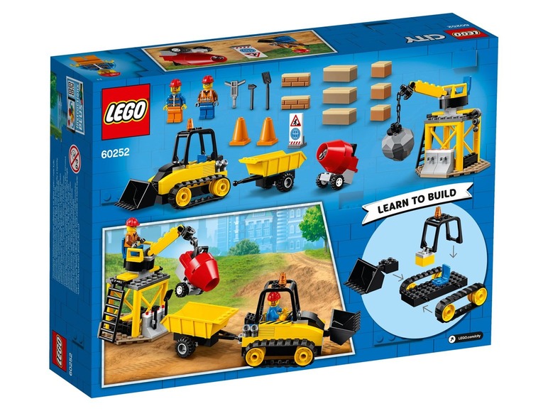 Gehe zu Vollbildansicht: LEGO® City 60252 »Bagger auf der Baustelle« - Bild 2
