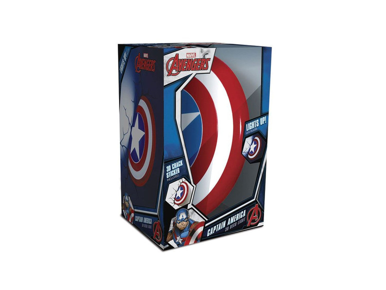 Gehe zu Vollbildansicht: heo GmbH Lampe Marvel Captain America Shield 3D - Fanartikel - Bild 2