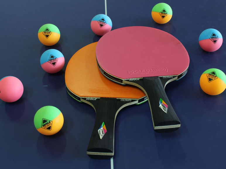 Gehe zu Vollbildansicht: JOOLA bunter Tischtennis-Set »Colorato« - Bild 2