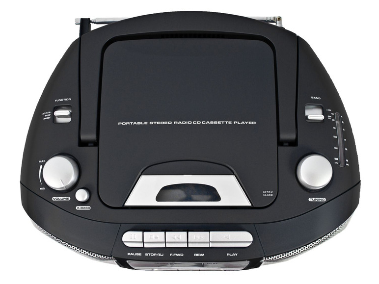Gehe zu Vollbildansicht: Karcher RR 5040 Oberon tragbares Radio mit CD-Player - MW / UKW - Kassette - Bild 5