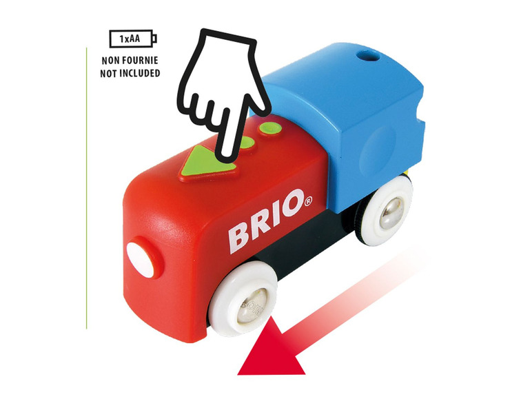 Gehe zu Vollbildansicht: BRIO 33710 »Mein erstes BRIO Bahn Set mit Batterielok«, 25-teilig, ab 1,5 Jahren - Bild 9