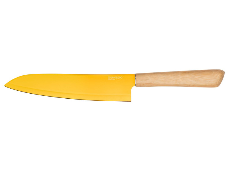 Gehe zu Vollbildansicht: ERNESTO® Messer mit Bambus-Griff - Bild 2
