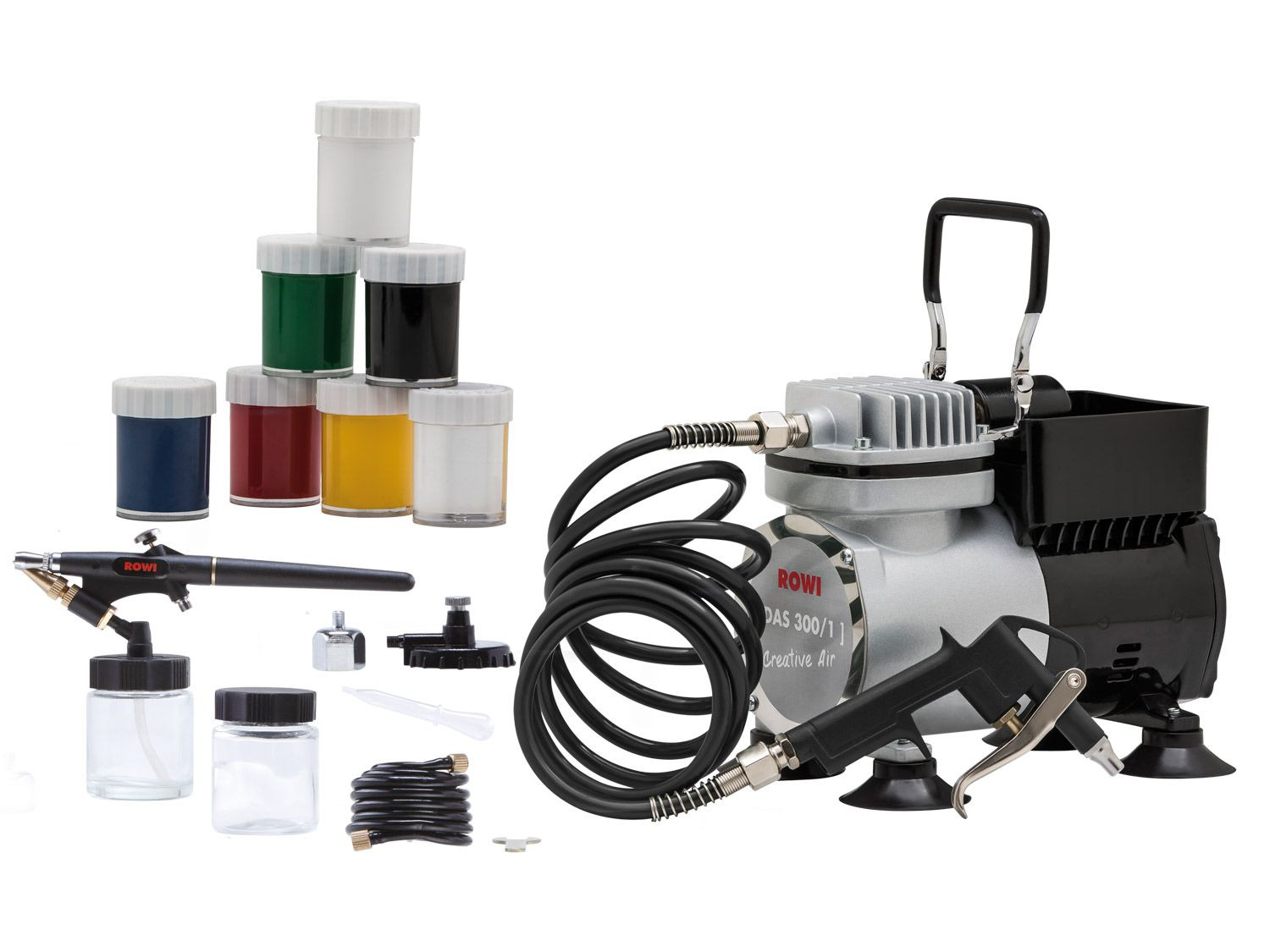 ROWI Airbrush Kompressoren Set »Creative Air«, 2,6 bar Lidl.de