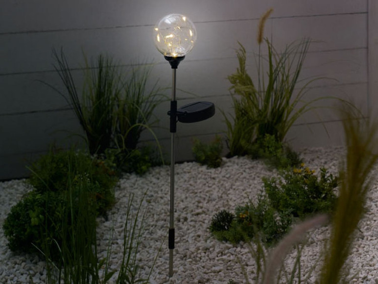 Gehe zu Vollbildansicht: MELINERA® LED-Gartenstecker, mit Solarmodul - Bild 11