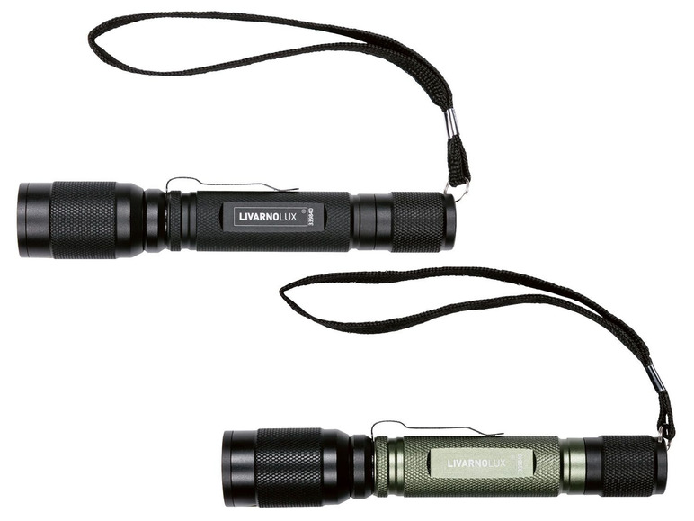 Gehe zu Vollbildansicht: LIVARNO LUX® Taschenlampe, mit 3 Betriebsarten, Gehäuse aus eloxiertem Aluminium - Bild 1