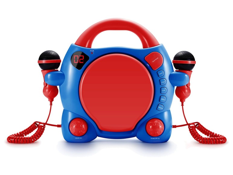 Gehe zu Vollbildansicht: Bigben CD-Player CD59 Boy mit 2 Mikrofonen - Bild 2
