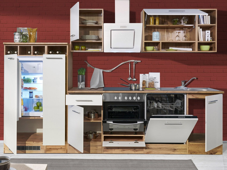 Gehe zu Vollbildansicht: respekta Küchenzeile, inklusive Elektrogeräten, im Wildeiche-Look - Bild 20
