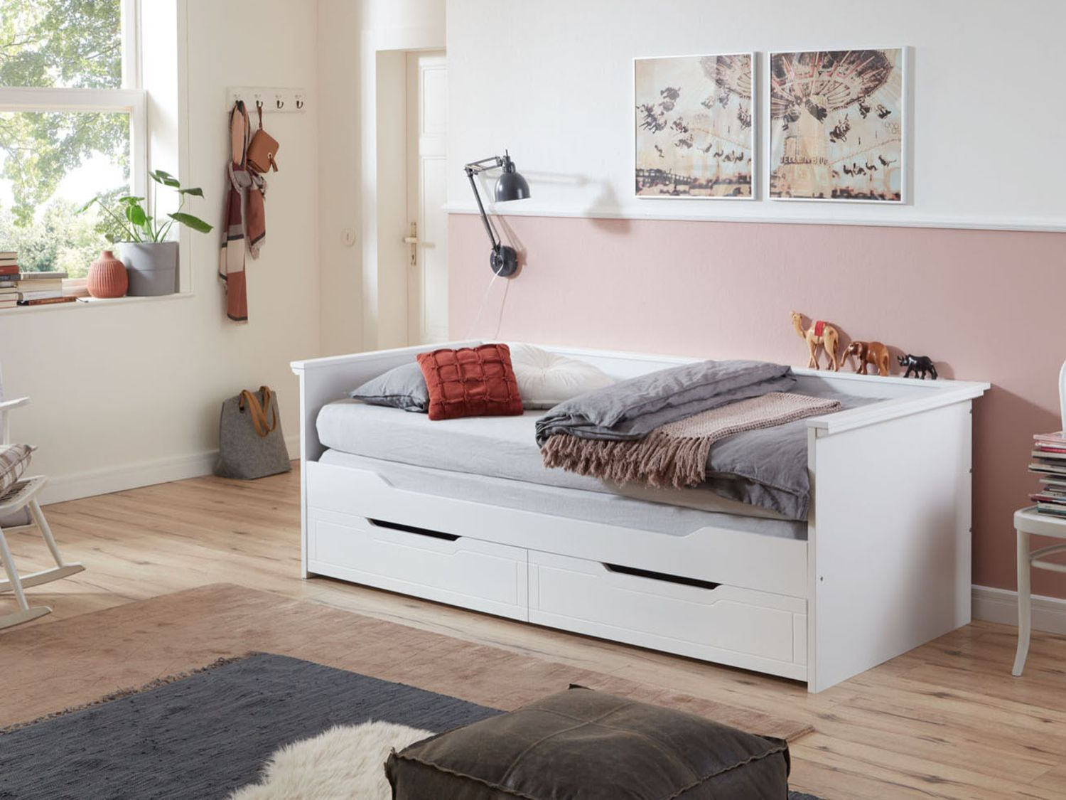 Relita Funktionsbett »Lina«, 90 x 200 auf 180 x 200 cm ausziehbar, mit