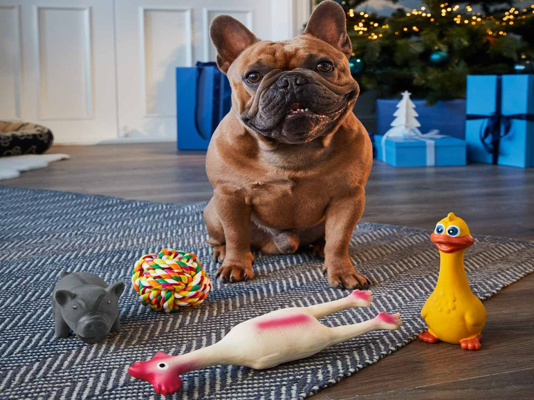 Gehe zu Vollbildansicht: ZOOFARI® Hundespielzeug 3-teilig, aus Gummi - Bild 2