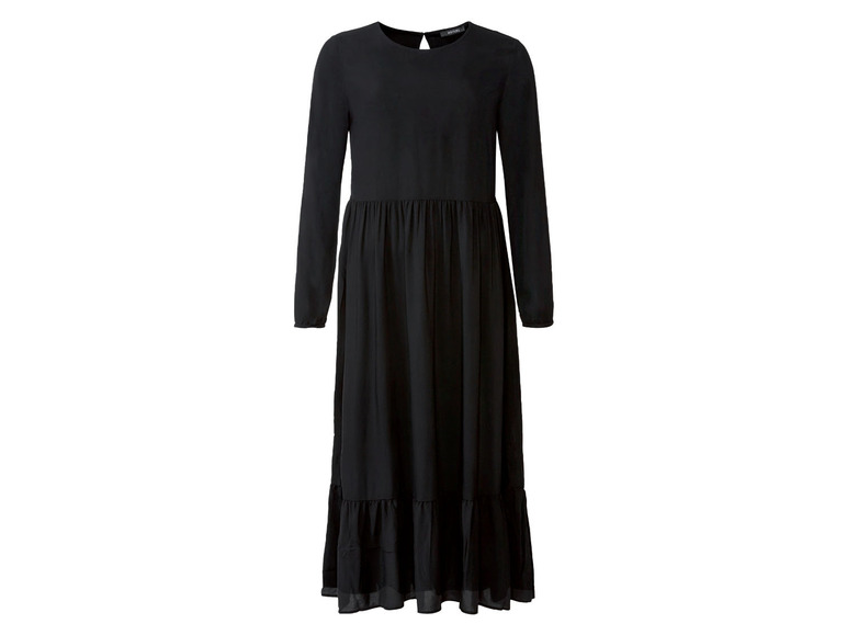 Gehe zu Vollbildansicht: ESMARA® Damen Kleid, mit Rundhalsauschnitt, aus Viskose - Bild 2