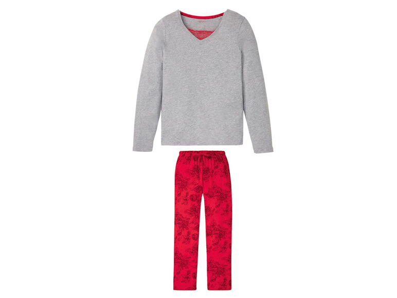 Gehe zu Vollbildansicht: ESMARA® Pyjama Damen, mit Bindeband, mit Baumwolle - Bild 9