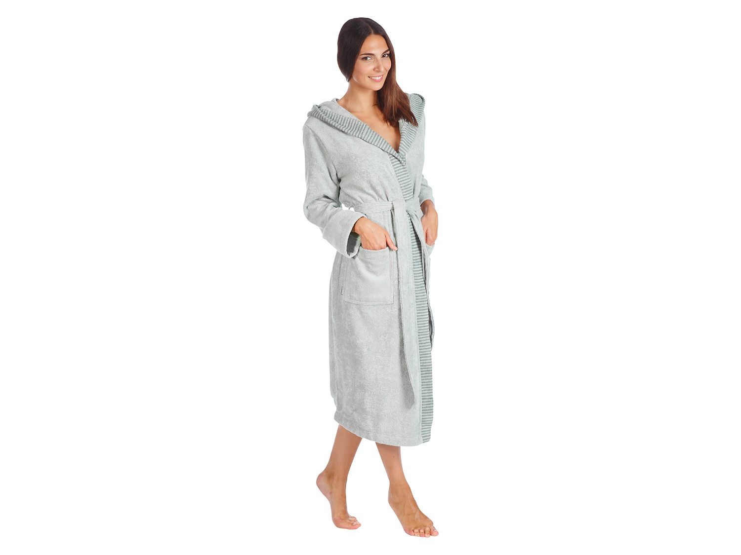 bademantel damen reine baumwolle