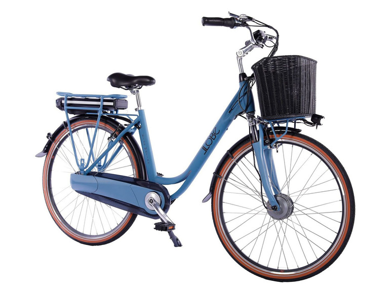 Gehe zu Vollbildansicht: Llobe E-Bike »Blue Motion 2.0«, Citybike, Damen, 28 Zoll - Bild 3