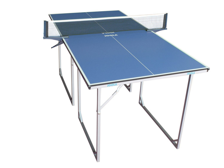 Gehe zu Vollbildansicht: JOOLA Tischtennisplatte »Midsize«, mit robustem Metallrahmen, klappbar, blau oder grün - Bild 2