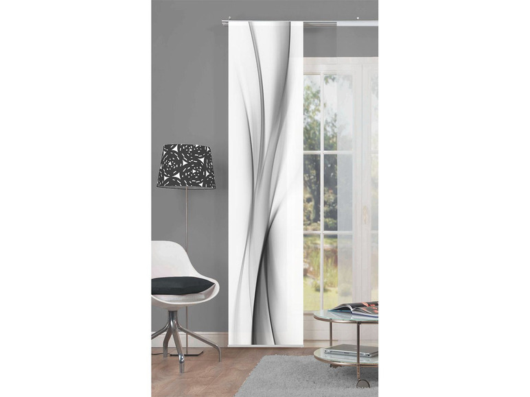 Gehe zu Vollbildansicht: Home Wohnideen Schiebevorhang »Rochelle«, Wellenmotiv, blickdicht, 60 x 245 cm - Bild 4