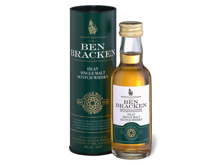 Gehe zu Vollbildansicht: Ben Bracken Single Malt Scotch Whisky Mini-Pack 40% Vol 3 x 0,05 l - Bild 3