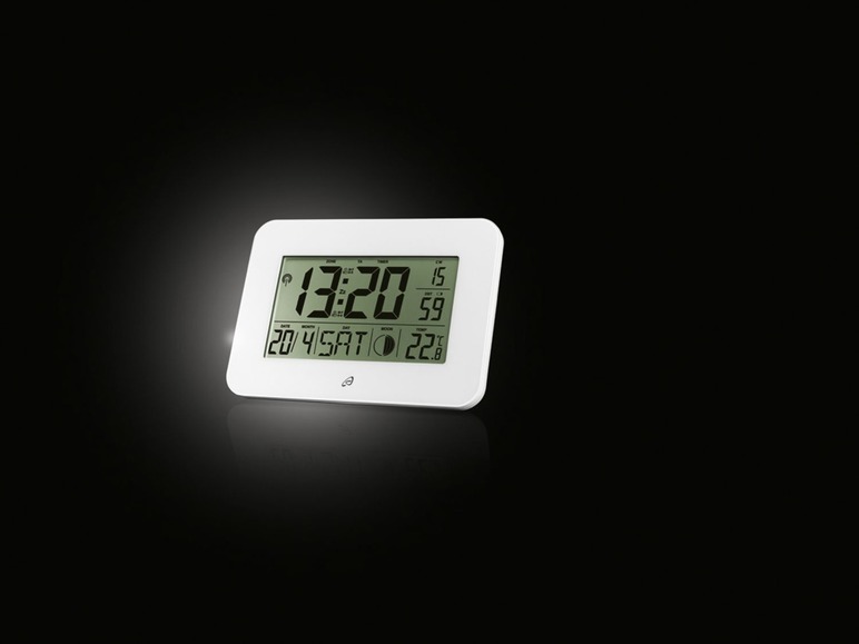 Gehe zu Vollbildansicht: AURIOL® Funkwanduhr, digital, mit Schlummerfunktion, automatische Zeitanpassung - Bild 3